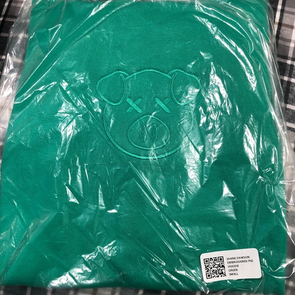 Embroidered Logo Hoodie Emerald Shane Dawson NEW - Picture 6 of 7
